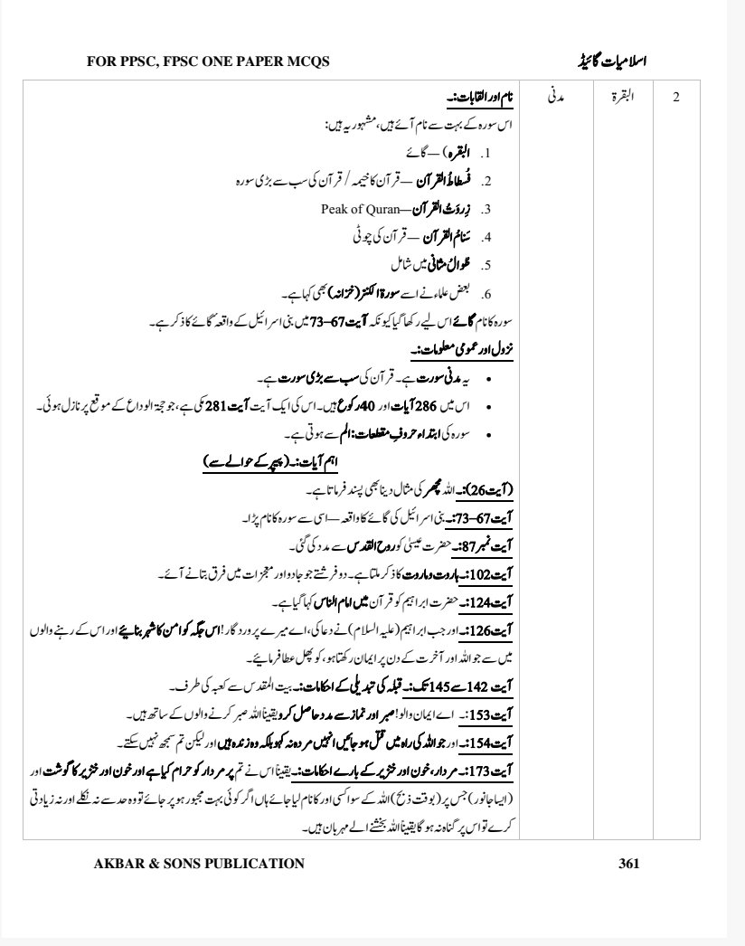 A GUIDE TO ISLAMIAT LATEST EDITION 2026 - Image 73