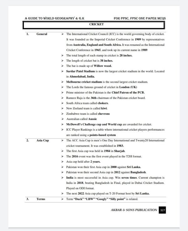 A GUIDE TO WORLD GEOGRAPHY & GENERAL KNOWLEDGE LATEST EDITION 2025 - Image 20