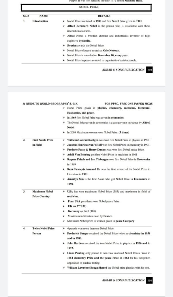 A GUIDE TO WORLD GEOGRAPHY & GENERAL KNOWLEDGE LATEST EDITION 2025 - Image 3