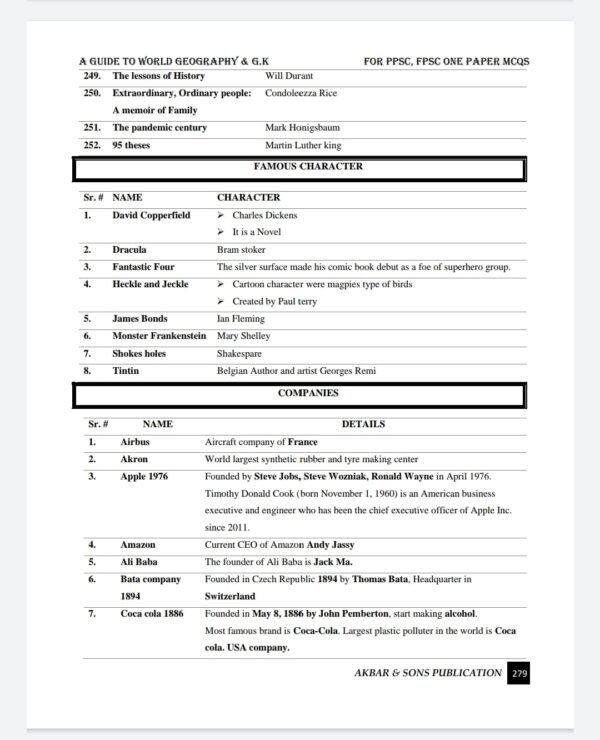 A GUIDE TO WORLD GEOGRAPHY & GENERAL KNOWLEDGE LATEST EDITION 2025 - Image 10