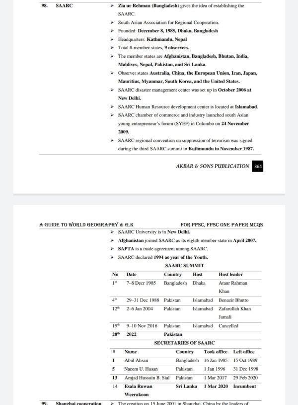 A GUIDE TO WORLD GEOGRAPHY & GENERAL KNOWLEDGE LATEST EDITION 2025 - Image 11