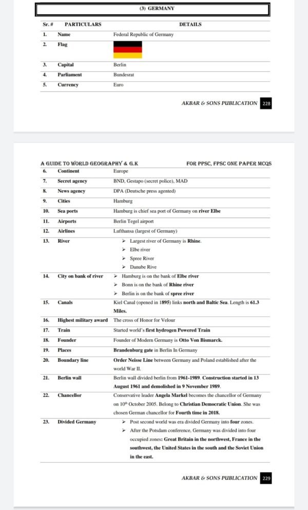 A GUIDE TO WORLD GEOGRAPHY & GENERAL KNOWLEDGE LATEST EDITION 2025 - Image 13